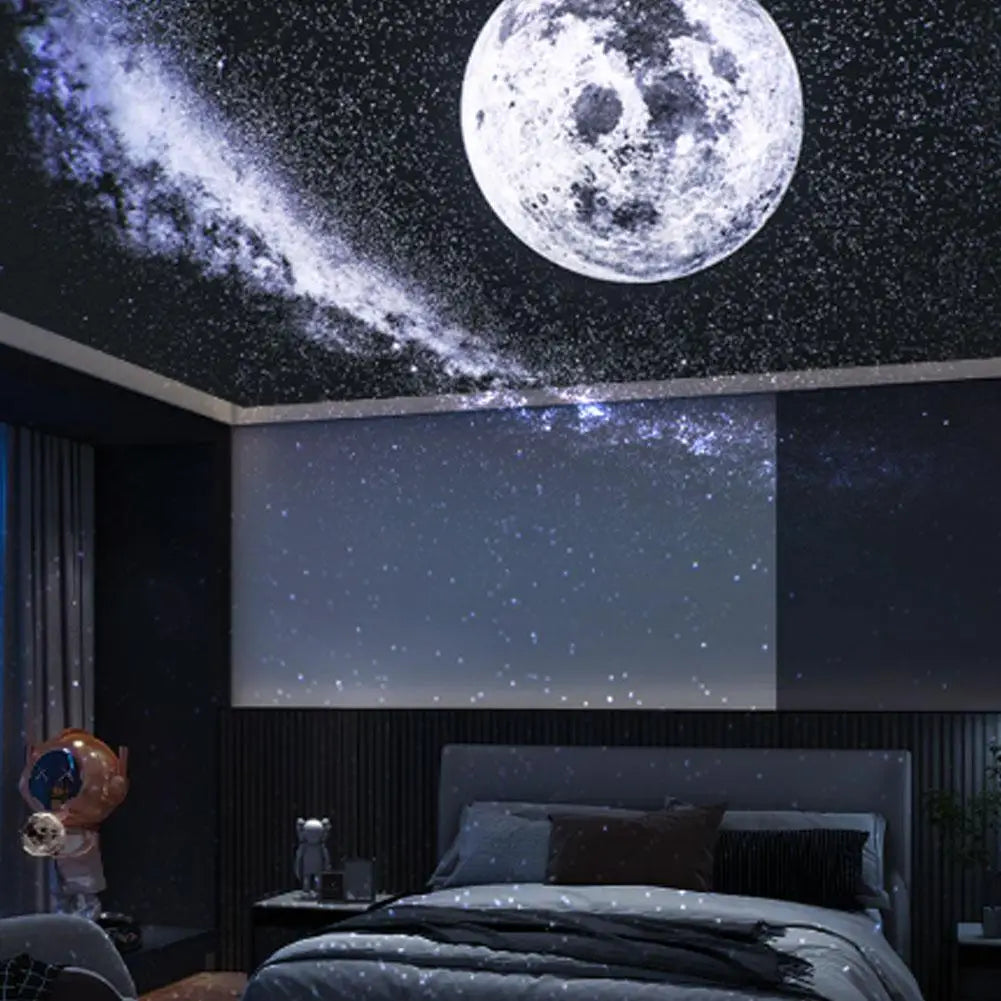 New Starry Sky Projector Night Light Car Star Light Galaxy USB Atmosphere Lamp Romantic For Home Car Bedroom Decor Home Supplies