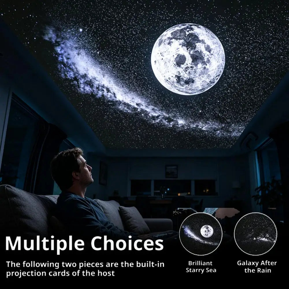 New Starry Sky Projector Night Light Car Star Light Galaxy USB Atmosphere Lamp Romantic For Home Car Bedroom Decor Home Supplies