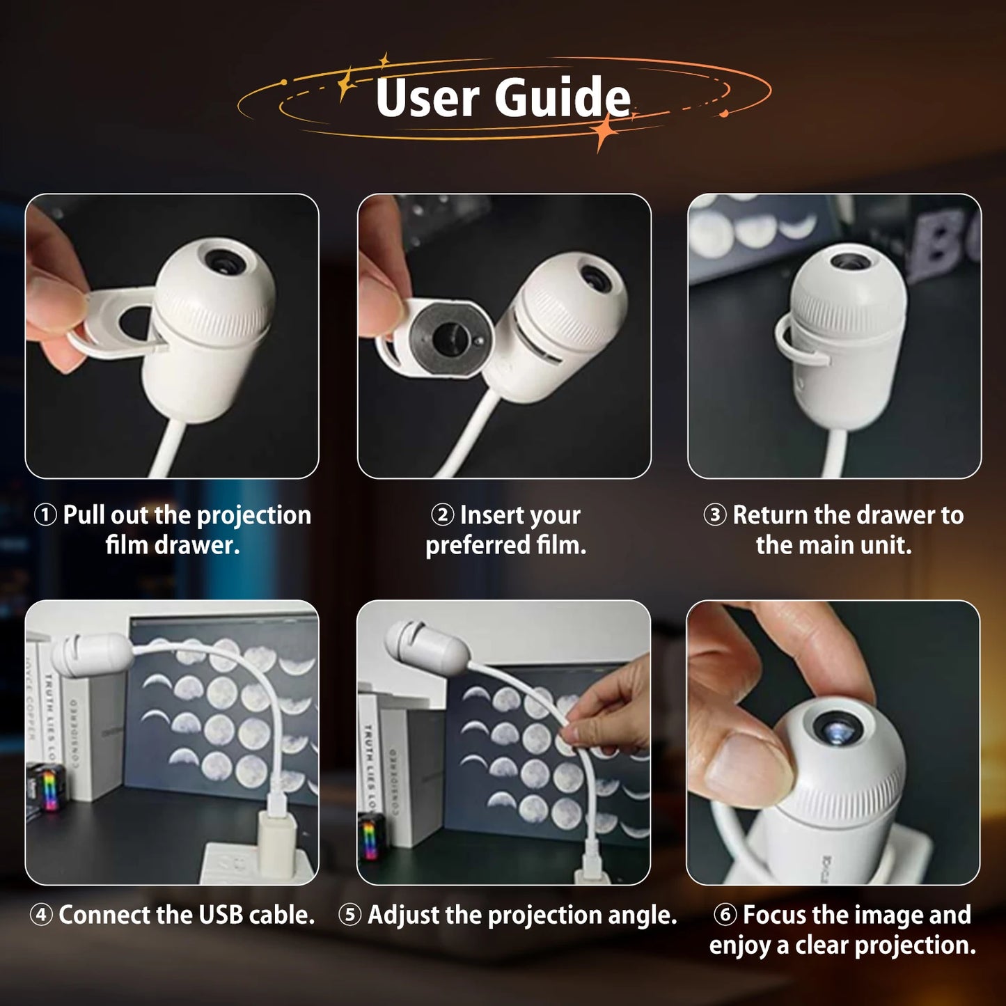 LumiGalaxi™ Infinite Starry Night Light